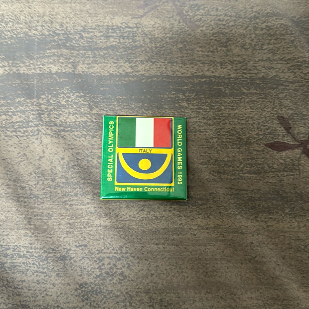 Special Olympics World Games Italy Button Pin 1995 World Games